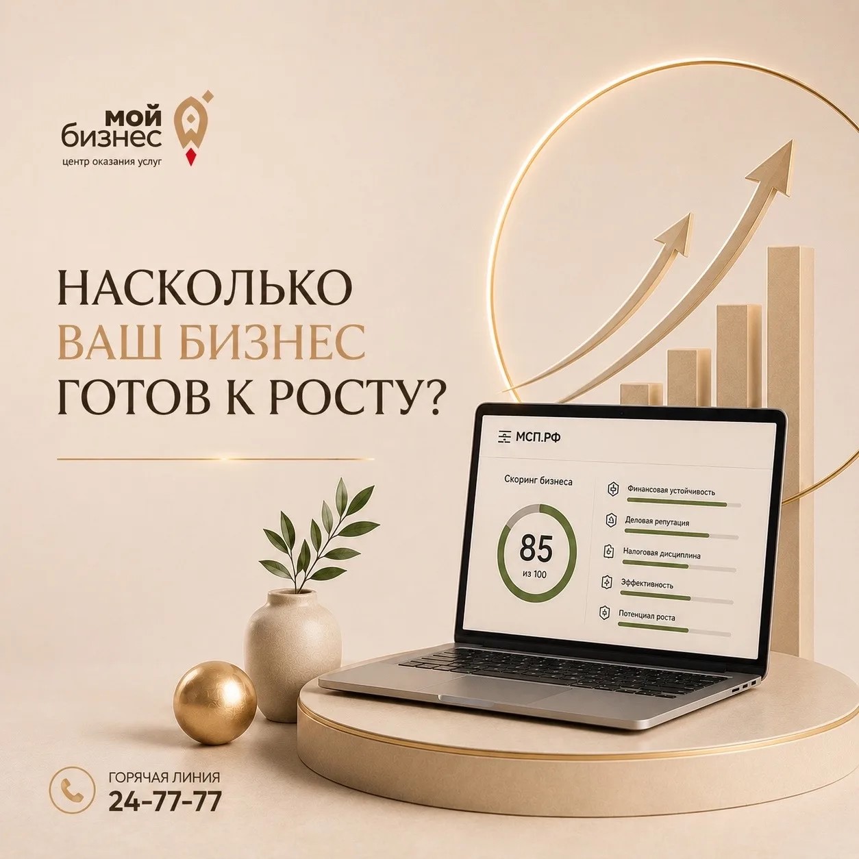 Реализация в Мордовии национальных проектов, предложенных Президентом России.  Предприниматели Мордовии могут оценить готовность бизнеса к росту с помощью скоринга на платформе МСП.РФ